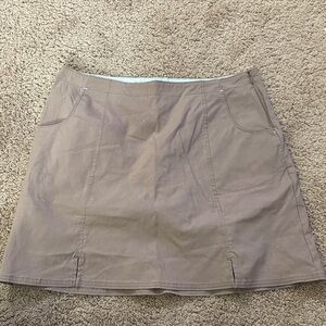 Title Nine Women's Taupe Mini Skirt